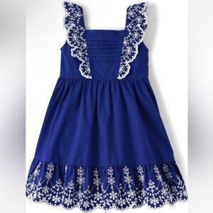 Gymboree | Baby Girl Blue‎ and White Dress